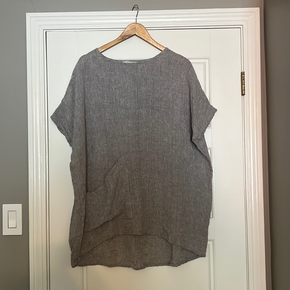 Elizabeth Suzann linen gauze Harper Tunic